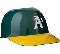 Rawlings Officielle MLB Casque de Batteur de Glace/Snack Bol, Compteur de 1 (Toutes Les Options d'équipe), Mixte, MLB OS PDQ OAKATH H2 (24), Vert, 8oz