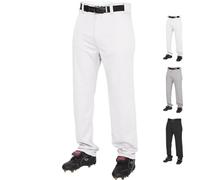 Rawlings Pantalon de Baseball Semi-décontracté Pleine Longueur | Options Unies et passepoilées | Tailles Adultes | Plusieurs Couleurs