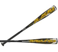 Rawlings Plasma Batte de Baseball Garçon, Noir/Jaune/Blanc, 9 | 27"