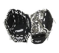 Rawlings Remix T-Ball & Youth Baseball/Softball Glove | Sizes 9"-10.5" Gant Garçon, Noir, 9" | Ages 3-6
