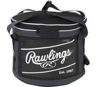 Rawlings | Sac à balles Souples | Peut contenir 3 Dz. balles de Baseball/2 Dz. Softballs | Noir, Noir