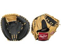 Rawlings Select Pro Lite Series Gant de Receveur 81,3 cm (2023) - Idéal pour Les Jeunes Joueurs - Artisanat supérieur pour Une Performance d'élite. Blonde/Noir Classique