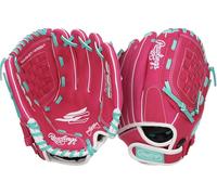 Rawlings | Sure Catch Youth Series Gant de Softball | 26,7 cm | Main Droite | Rose/Menthe