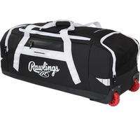 Rawlings YADI2 Sac à roulettes pour équipement Noir, Noir, Sac de Sport de Baseball à roulettes