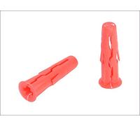 Rawlplug - Lot de 96 fiches Uno rouges 6 x 28 mm.