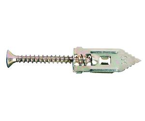 Rawlplug TAP-IT Lot de 100 chevilles en métal pour plaque de plâtre | Cheville et vis 12 x 30 mm | Chevilles pour murs en plâtre | Fixations murales à cavité | Fixation en acier avec construction