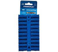Rawlplug UNO 68595 Lot de 80 fiches Bleu 8 x 32 mm