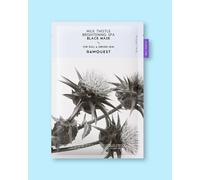 Rawquest Masque en tissu noir pour le visage avec extrait de chardon-marie Milk Thistle Brightening SPA Black Mask - 28 ml / 1 pc