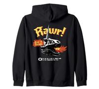 Rawr! Cute & Furious Crâne licorne dinosaure Sweat à Capuche