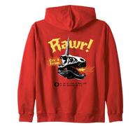 Rawr! Cute & Furious Crâne licorne dinosaure Sweat à Capuche