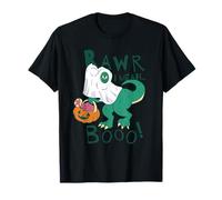 Rawr I Mean Booo Halloween Dinosaure Fantôme Fuuny Mignon T-Shirt