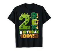 Rawr I'm 2 Two Rex Dinosaur 2nd Birthday Boy Party T-Shirt
