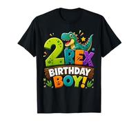 Rawr I'm 2 Two Rex Dinosaur 2nd Birthday Boy Party T-Shirt