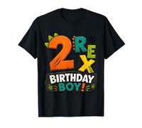 Rawr I'm 2 Two Rex Dinosaur 2nd Birthday Boy Party T-Shirt