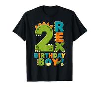 Rawr I'm 2 Two Rex Dinosaur 2nd Birthday Boy Party T-Shirt
