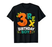 Rawr I'm 3 Three Rex Dinosaur 3rd Birthday Boy Party T-Shirt