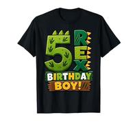 Rawr I'm 5 Five Rex Dinosaur 5th Birthday Boy Party T-Shirt