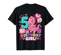 Rawr I'm 5 Five Rex Pink Dinosaur 5th Birthday Girl Party T-Shirt
