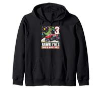 Rawr J’AI 3 Ans Dino Camion Monstre Anniversaire Sweat à Capuche