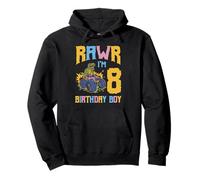 Rawr J'ai 8 ans, T-Rex Monstertruck Sweat à Capuche
