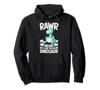 Rawr Signifie « Je t'aime » dans Un Joli Motif de Dinosaure en Forme de tyrannosaure Sweat à Capuche