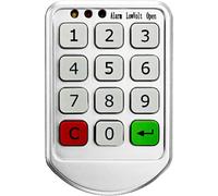 Rawrr Plaque en plastique numérique électronique intelligent, mot de passe intelligent, pour porte d'armoire, code de verrouillage, bouton poussoir, serrure par mot de passe, tiroir, serrures