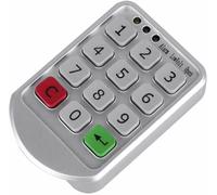 Rawrr Plaque en plastique numérique électronique intelligent mot de passe Keypad Number Porte d'armoire Code Push Button Lock Serrure à mot de passe Serrure de porte Tiroir Verrous numériques pour