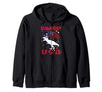 Rawrrr ! in The USA T Rex Dinosaur 4th of July America Flag Sweat à Capuche