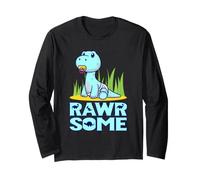 Rawsome Baby Dinosaure en Couche avec tétine Manche Longue
