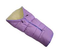 rawstyle hiver Pied Sac Momie (Lilas) Pied Sac pour Poussette et buggy 110 cm Neuf Chancelière laine d'agneau XL