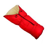 rawstyle hiver Pied Sac Momie (Rouge) Pied Sac pour Poussette et buggy 110 cm Neuf Chancelière laine d'agneau XL