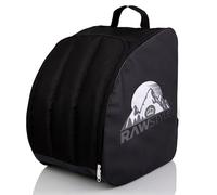 Rawstyle Sac à dos pour chaussures de ski et bottes de ski souples - Modèle 2 (noir/noir)