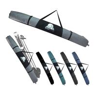 Rawstyle Sac de ski pour adultes - Étanche - 160 cm ou 180 cm - Pour sports d'hiver - Modèle 3 (gris chiné, 180 cm)