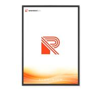 RAWWEST.BIS Cadre Photo 70x100 cm en Aluminium anthracite cadre decoration murale pour Affiche Poster Œuvre d'Art Photo Puzzle Verre Acrylique avec Filtre UV Fixation Verticale & Horizontale