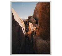 RAWWEST.BIS Cadre Photo 70x100 cm en Aluminium argenté cadre decoration murale pour Affiche Poster Œuvre d'Art Photo Puzzle Verre Acrylique avec Filtre UV Fixation Verticale & Horizontale