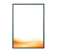 RAWWEST.BIS Cadre Photo 70x100 cm en Aluminium vert cadre decoration murale pour Affiche Poster Œuvre d'Art Photo Puzzle Verre Acrylique avec Filtre UV Fixation Verticale & Horizontale