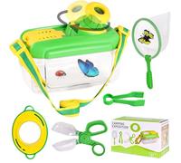 Raxfekro Boîte à Insecte kit De Capture D'insectes，BoîTe D'Observation des Insectes pour Enfants avec Pince à Épiler en Plastique Loupe pour Enfants Exploration en Extérieu Observant (Style 2)