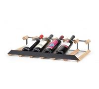RAXI™ Show Premium étagère à vin en chêne au Design Luxueux pour 6X Bouteilles de vin