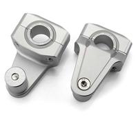 RAXIMO Rehausseur guidon Vario, hauteur 55 mm 22,2 mm, argent, avec ABE