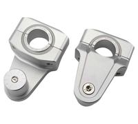 RAXIMO Rehausseur guidon Vario, hauteur 55 mm 25,4 mm, argent, avec ABE