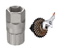 RAXLUPO Outil de Réparation et Retrait de Roue Libre pour Vélos Cassette Demonte Douille Dissolvant de Pédalier Universel Compatible Shimano,Sunrace,Sram,Dnp pour Cassette de 6,7,8,9,10,11 Vitesses