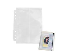 Raxove Album - Porte-cartes rechargeable - Feuilles lâches - Organisateur de cartes photo pour étudiants et filles pour cartes de visite, cartes photo, cartes postales