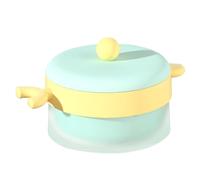 Raxove Bol isolé avec couvercle, bol ventouse - Pot thermique pour aliments avec récipient hermétique à soupe - Bol de remplissage d'eau, amovible, de qualité alimentaire, preuve de