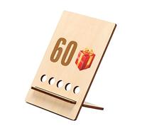 Raxove Carte d'anniversaire en bois - Carte cadeau en bois de jolis produits de bricolage, fournitures de fête carte d'échange pour collègues, famille, proches camarades de classe