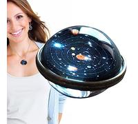 Raxove Collier solaire - Collier avec pendentif,Collier avec étoilé Différents aspects esthétiques, design de planète solaire pour vêtements de les jours, danses, rendez-vous