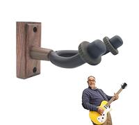 Raxove Crochet porte-manteau pour guitare, support mural en bois pour guitare - support mural pour guitare avec base en bois pour guitares acoustiques, ukulélé, guitares