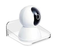 Raxove Étagère en Acrylique pour caméra et Haut-Parleur sans perçage | Étagères murales Transparentes pour Salle de Bain et Chambre | Solution d'installation Facile et Peu encombrante