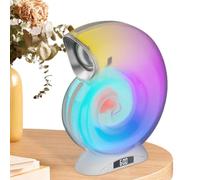 Raxove Haut-parleur sans fil Conch, haut-parleur portable Conch, haut-parleur avec éclairage RGB | Lecteur de musique, haut-parleur créatif, boîte de son, boombox audio pour hommes et femmes