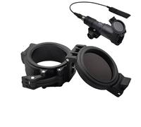 Raxove Housse de Lampe de Poche extérieure, Housse de Protection pour lentille,Couvercle de Protection Haute résistance, Abat-Jour avec Filtre IR - Anneau de Protection d'objectif Robuste, Couvercle
