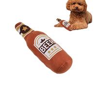 Raxove Jouets pour chiens Squeaker - Jouets à mâcher pour chiens avec bouteille de vin qui pour mâcheurs agressifs, jouet pour chiens grunt jouet à presser pour chiens